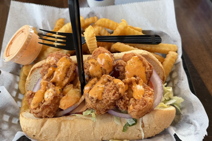 Dockside Seafood Restaurant Jax Beach signature dishes Fried ShrimpCrab CakesFish Taco Wrap